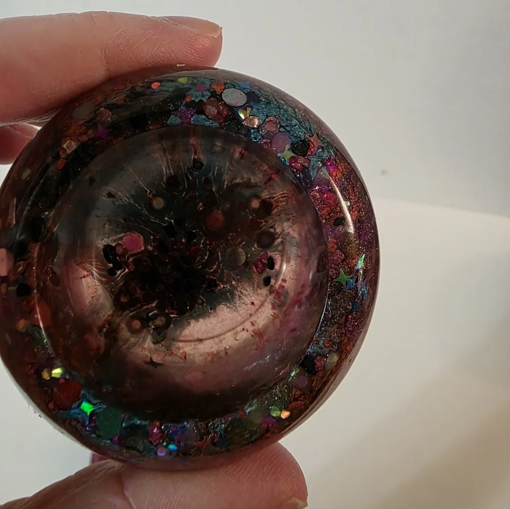 Hand Crafted pink purple
